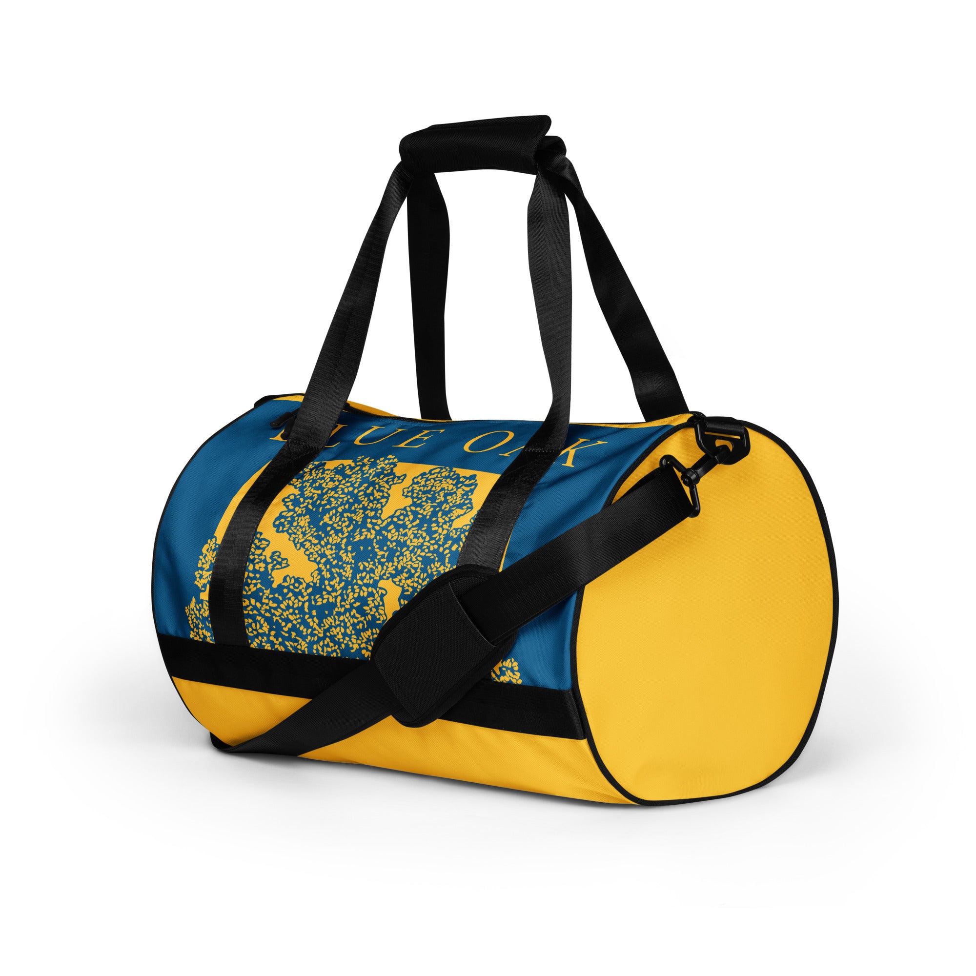 Pool side abstract aquatic theme selling All-over print gym bag